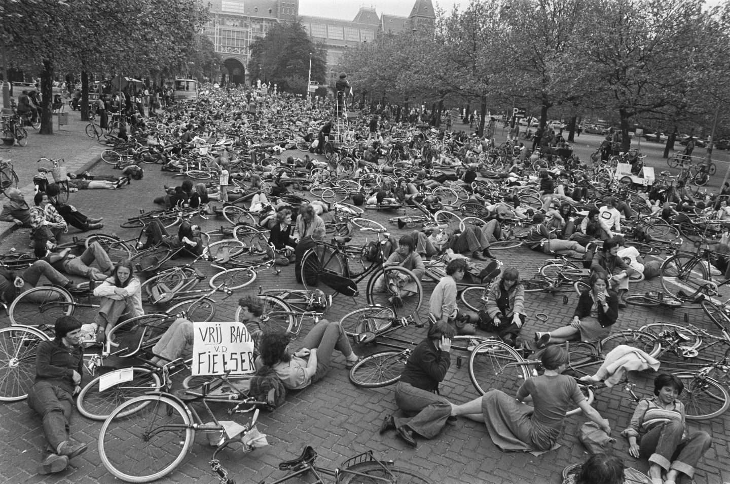 Fietsdemonstratie